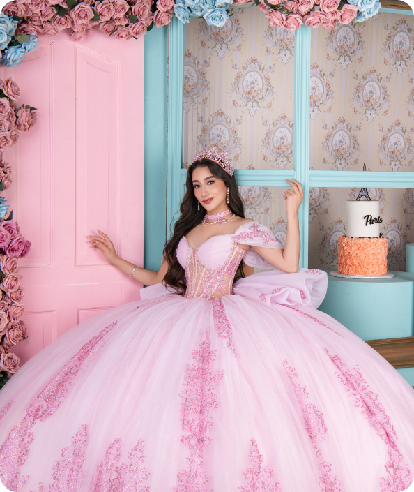 Vestidos de quinceañera rosas